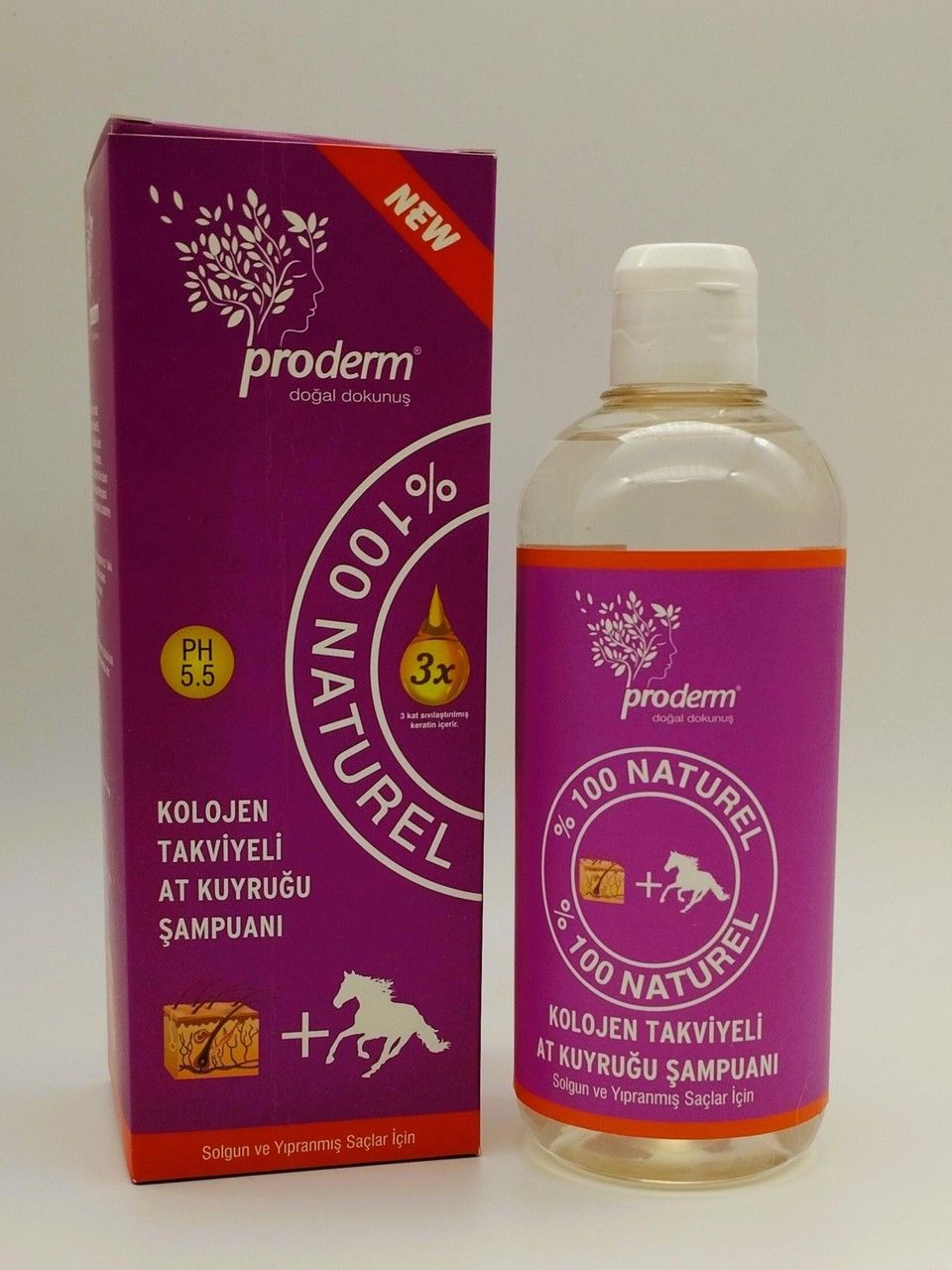 KOLOJEN TAKVİYELİ AT KUYRUĞU ŞAMPUAN 500 ML