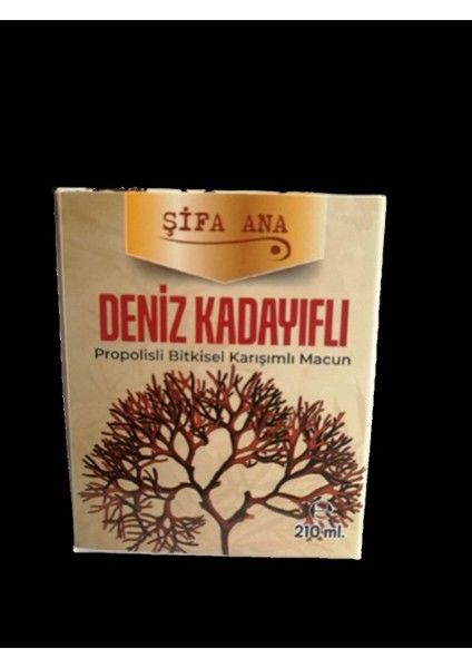 DENİZ KADAYIFLI PROPOLİSLİ BİTKİSEL KARIŞIMLI MACUN 210 ML